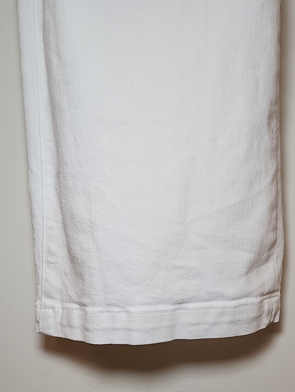 L'AGENCE Strechy  wide-leg High-Rise blanc white jeans RN# 126654 Size 28 - Picture 12 of 16